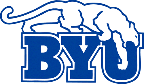 Brigham Young Cougars 1969-1998 Primary Logo diy fabric transfer